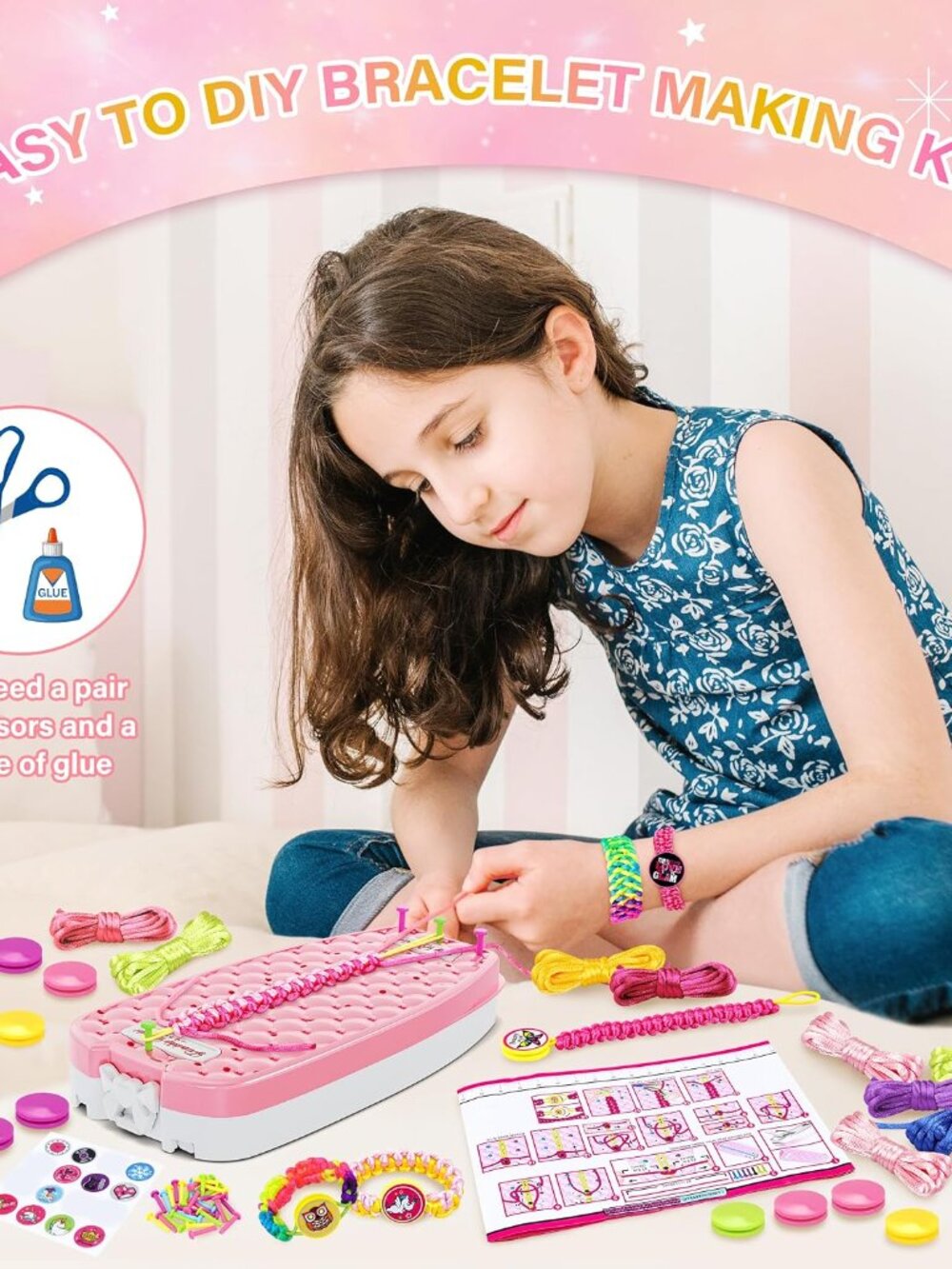 Friendship Bracelet Making Kit - Picture 6 of 7